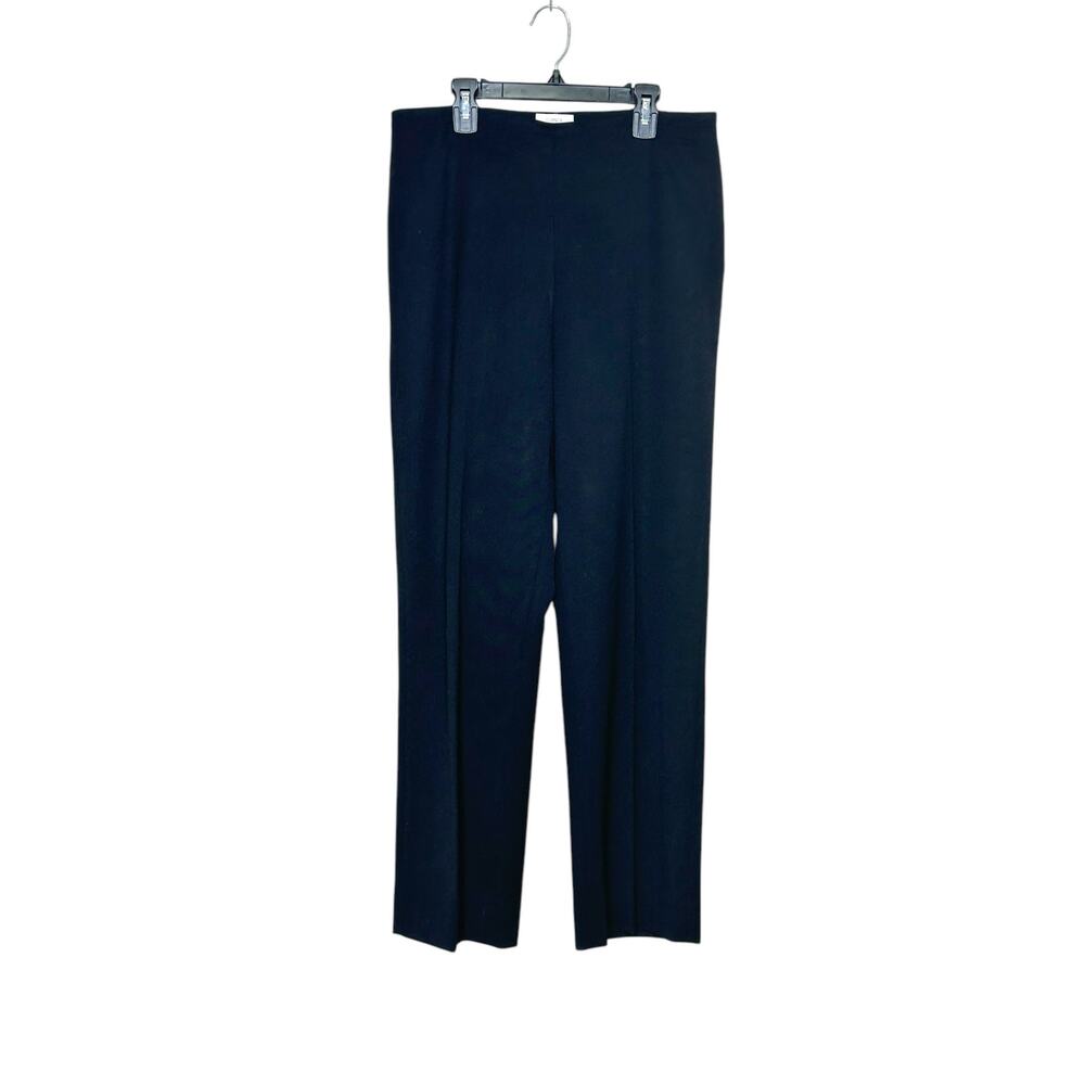 Gunnex black wool straight leg dress pants size 10